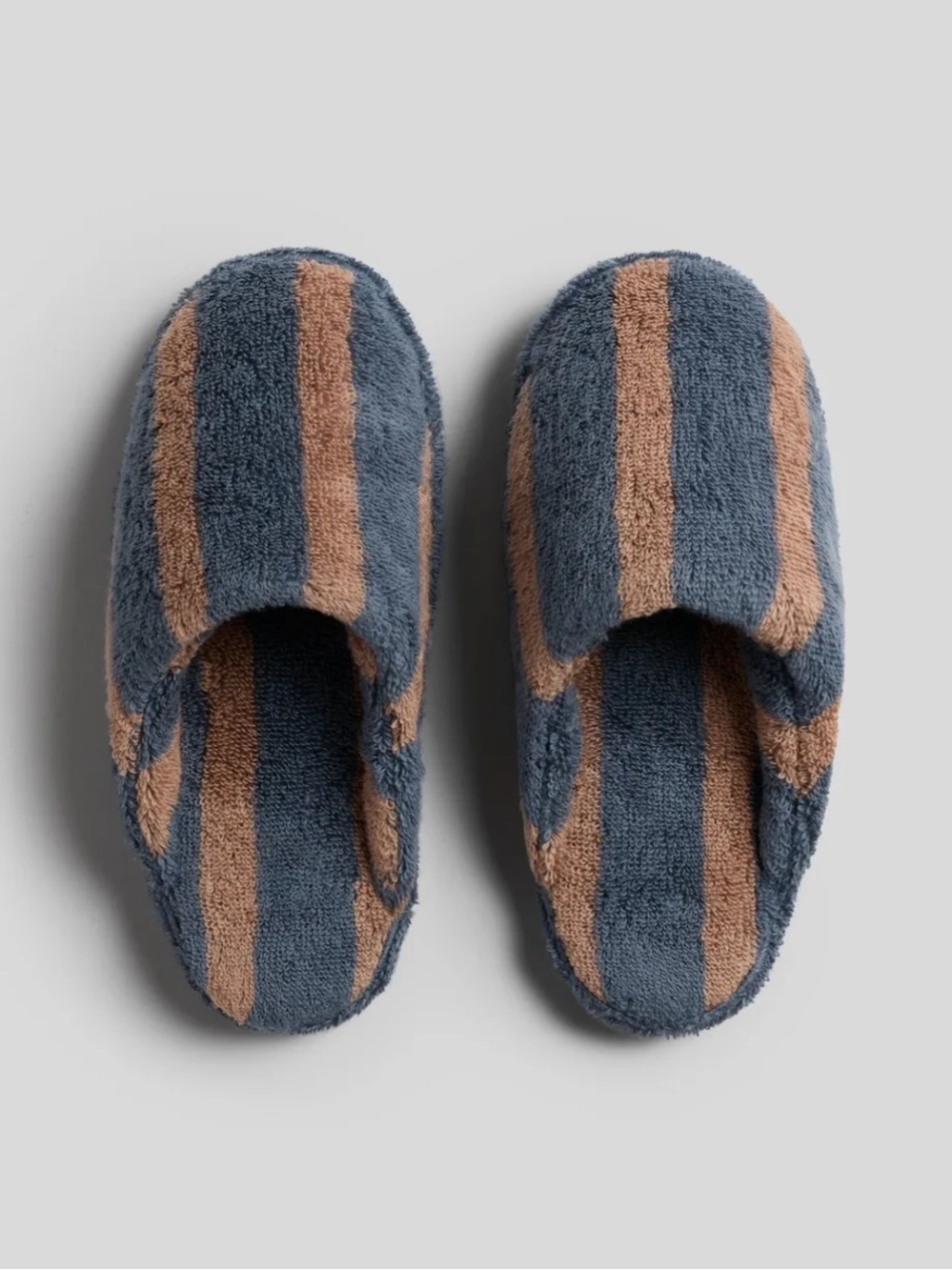 NWT Parachute Terry Stripe Slippers